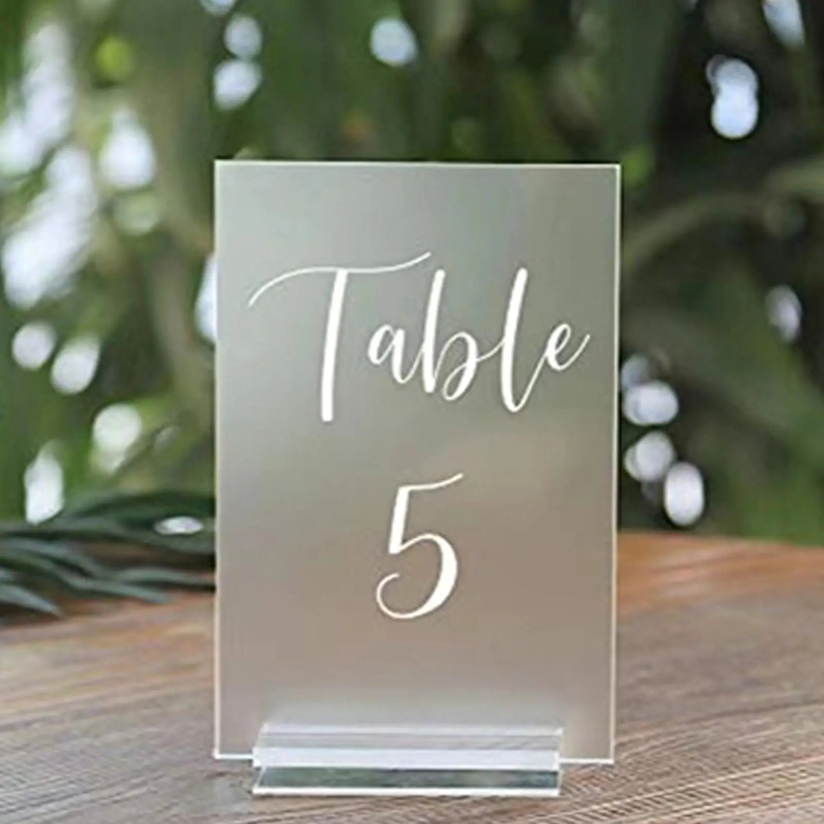 

Acrylic Place Card Holders For Table 10 Pieces Memo Stand Clear Card Display Stand For Wedding Event Catering Service Restaurant