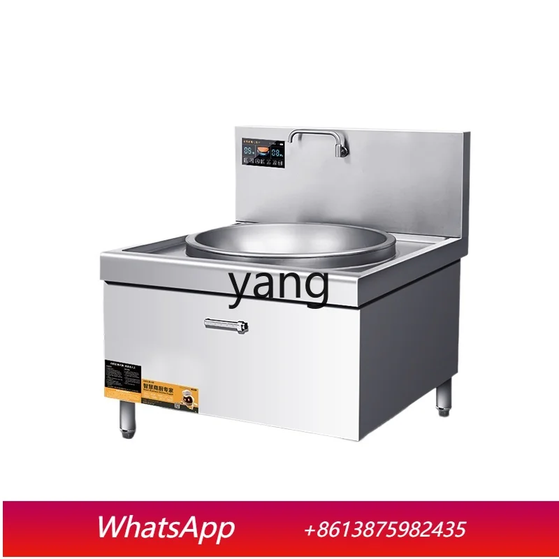 cq commercial induction cooker cauldron canteen 20KW double head high power electromagnetic cooker soup pot