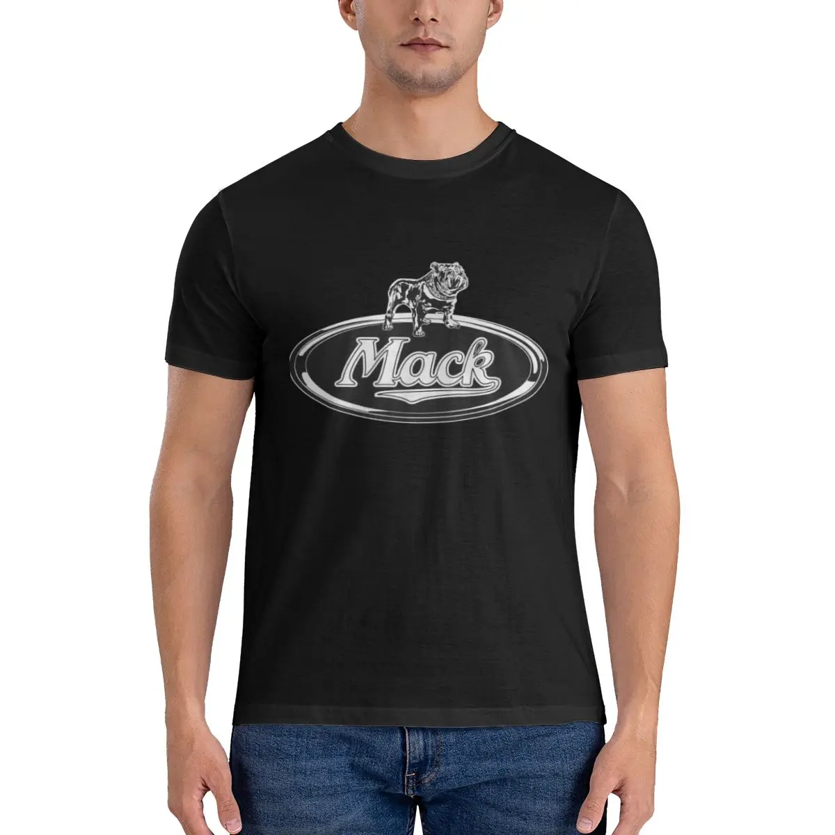 NEW Mack Car T-shirt Men Print Round neck T-shirt Summer Fashion Short Sleeve Cotton T Shirt