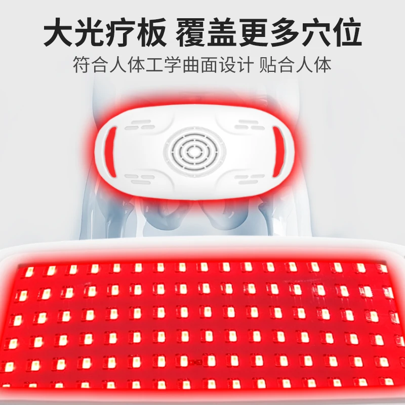 Red blue light therapy instrument for shoulder, neck, breast and gynecological comprehensive physical therapy