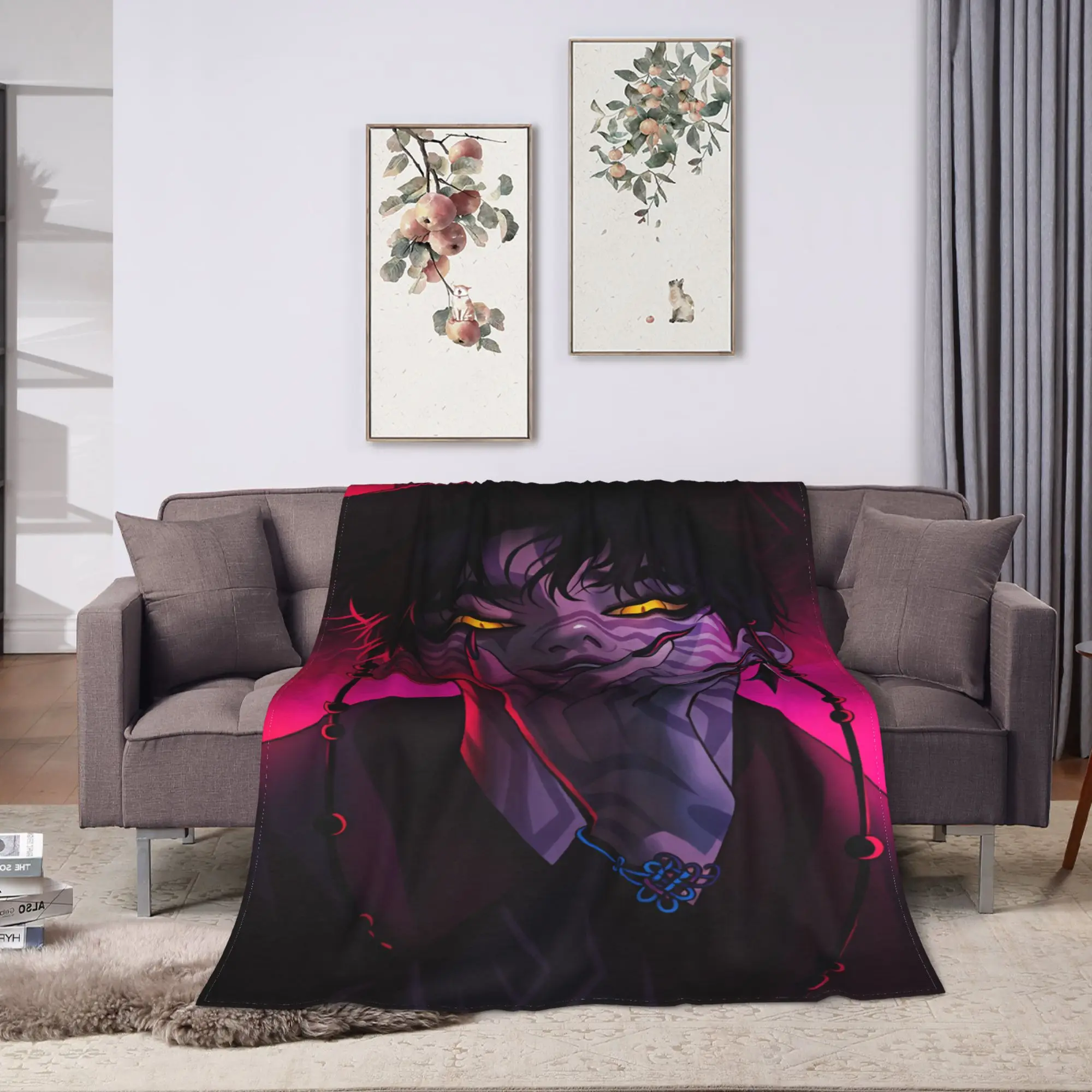 K-Pop Demon Hunters  Warm Soft Blanket  Picnic Plush Bedding Throws Comfortable Home Decor Flannel Bedspread Sofa Bed Cover