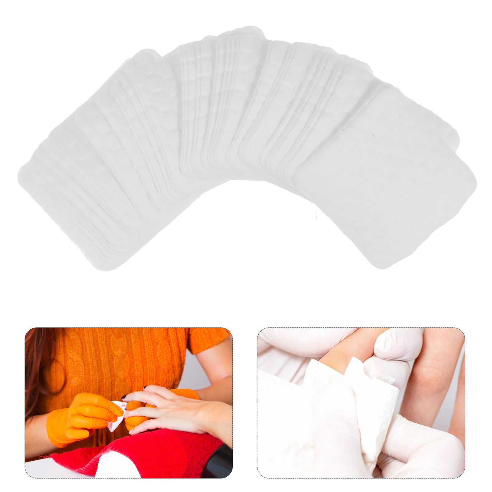 

1000pcs Lint-Free Nail Polish Remover Pads Cotton Wipes For Removal Non-Lint Nail Art Cleaning Tools Absorbent