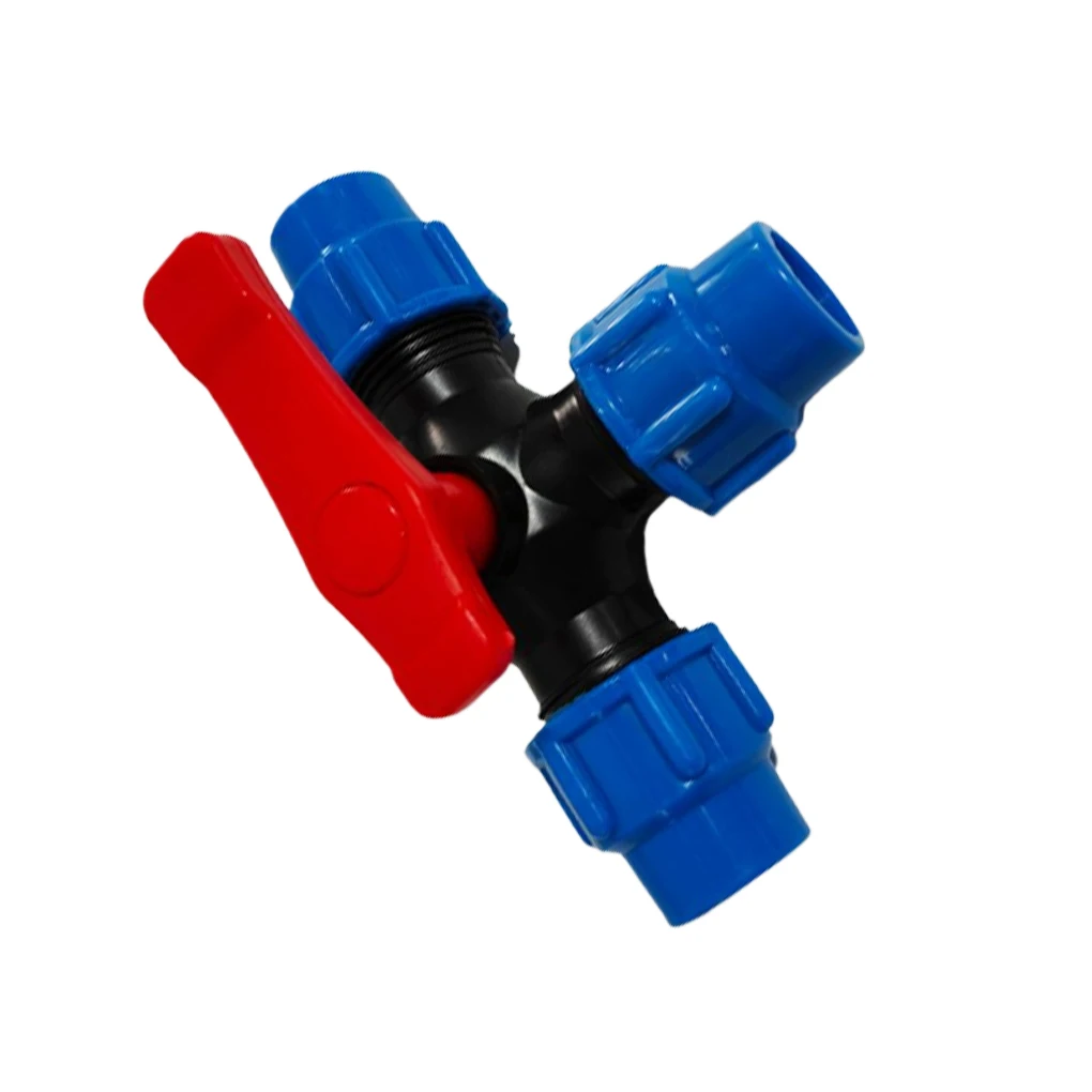 PVCパイプの蛇口,直径25mm,プラスチック製のクイックボールの蛇口,芝生,庭,灌漑用