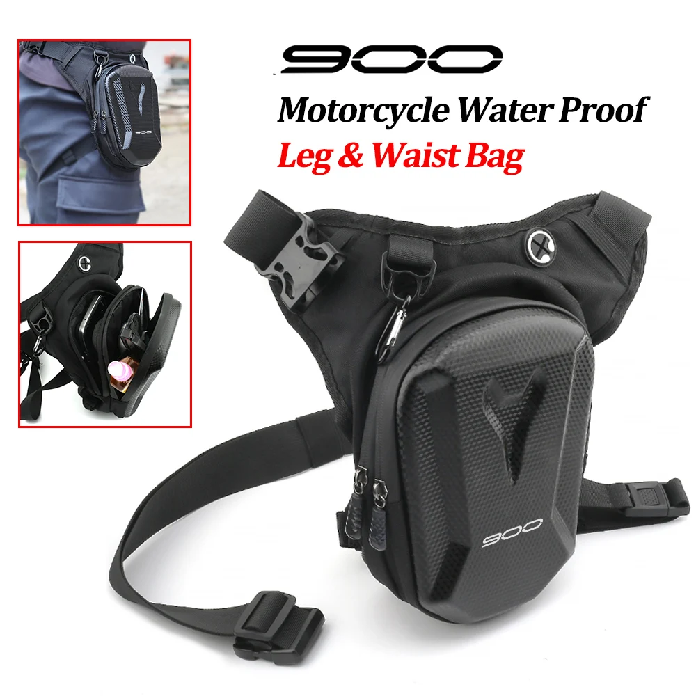 For Kawasaki Z900 Z650 Z 900 Ninja 650 1000 Versys Motorcycle Waterproof Drop Waist Leg Bag Thigh Belt Hip Bum Military Tactical