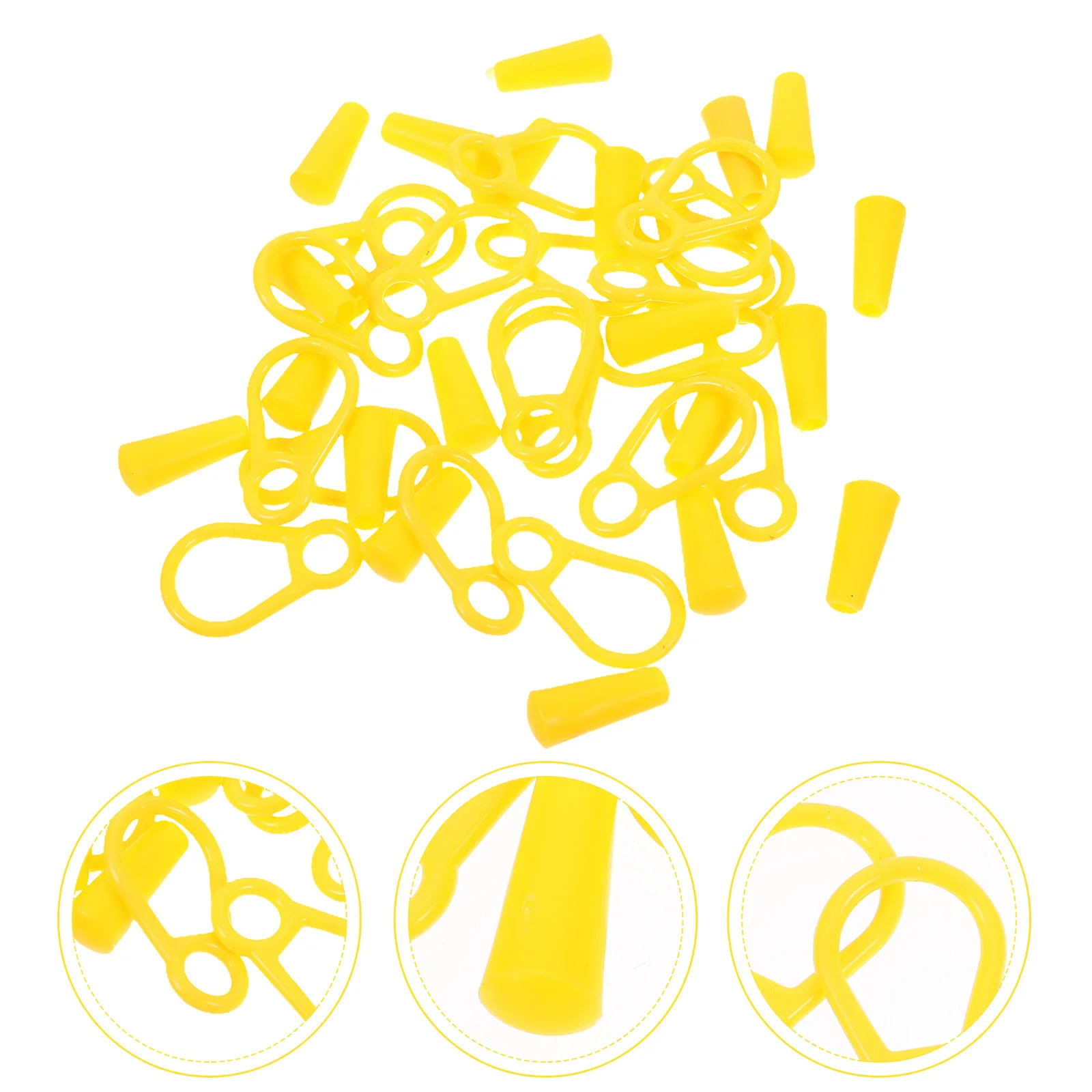 20-set driehoekige bel plastic accessoires lichtgewicht muzikale stalen driehoekige ringen voor oefenprestaties instrumentonderdelen