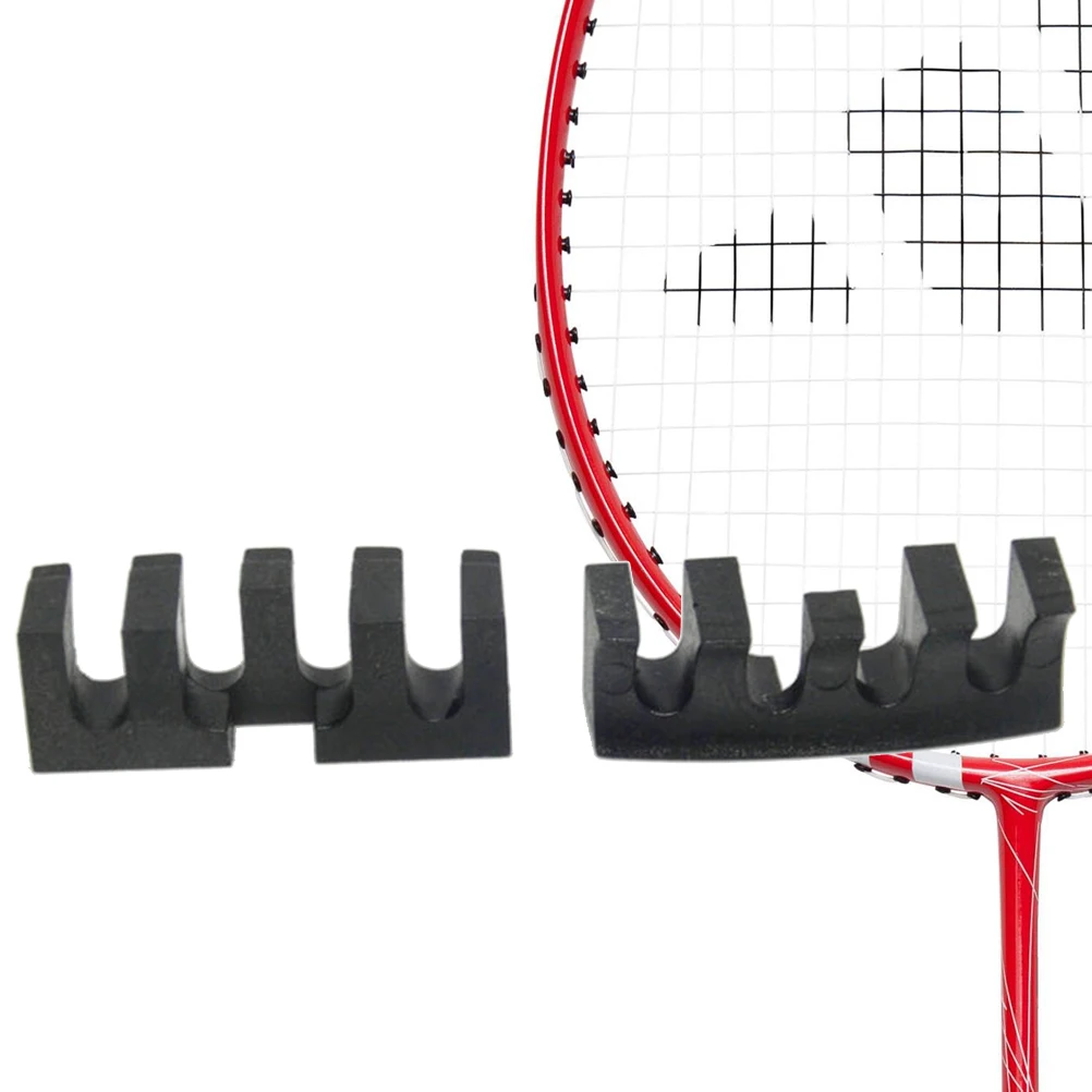 

2Pcs Badminton Racket Stringing Reducer Heavy Duty Plastic High Pound Protector for Racket Throat Support Load Spreader
