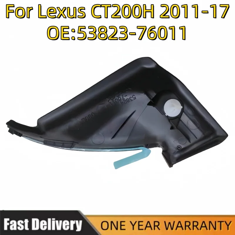 Front Windshield Wrap Corner Trim Fender Trim Windshield Wiper Side Protector For Lexus CT200H 53823-76011 53823-76010
