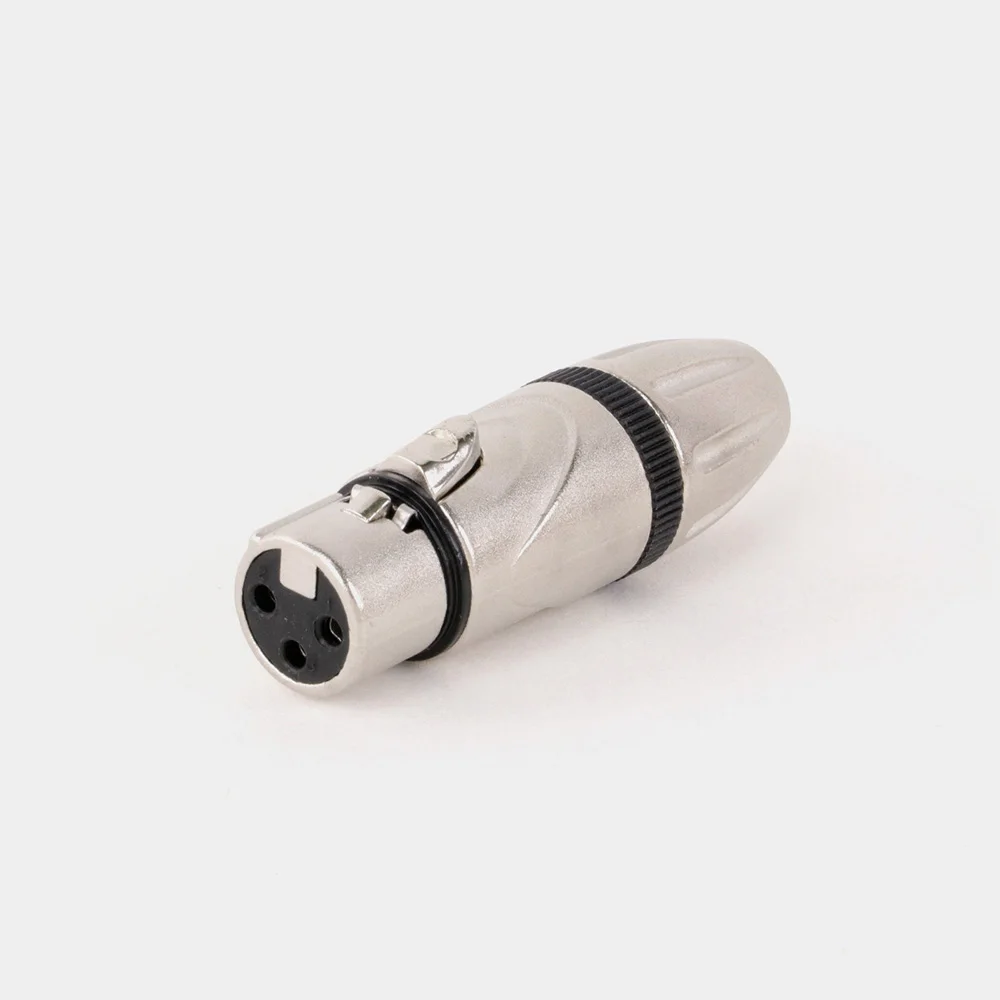 1pc 3.5mm to XLR Male, 3.5mm Stereo TRS Mini-Jack Female to 3Pins Female Microphone Mixer Adapter Audio Converter