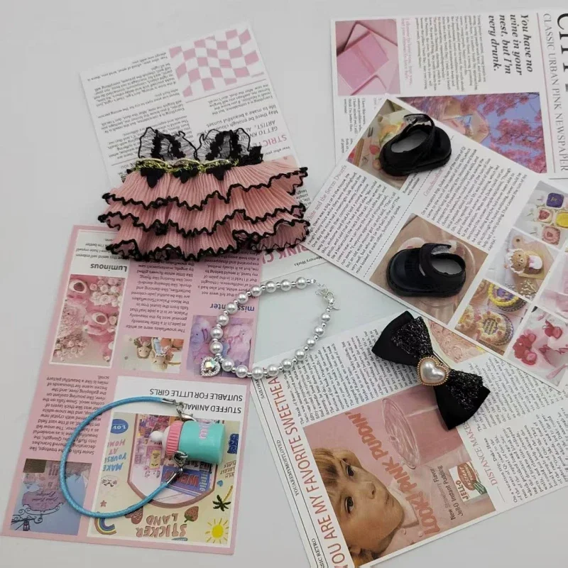 Für 17CM Labubu Puppen High-End-Kleidung trendige Mode Anzug handgemachte individuelle Rock Anzug 1/2 universelle exquisite Kleidung