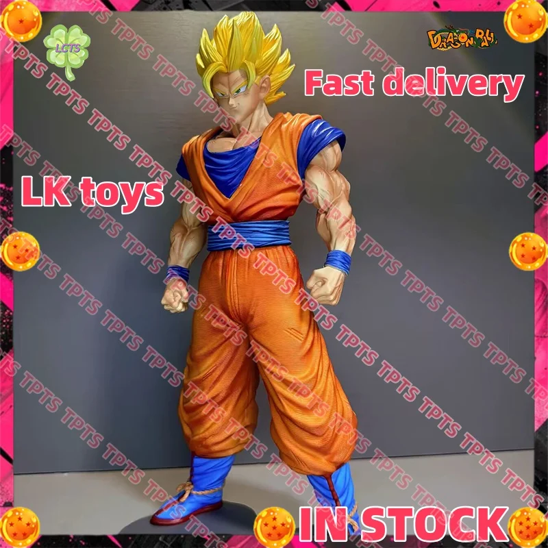 

В НАЛИЧИИ 35 см LK Toys Dragon Ball Аниме Фигурка Ssj2 Goku Son Фигурка Гоку Фигурка Статуя из ПВХ Коллекция Модель Игрушки на день рождения Подарки