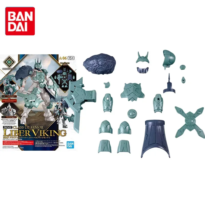 Bandai Original 30MF 30ML  Model Kit Anime Figure CLASS UP ARMOR LIBER VIKING Action Figures Toys Ornaments Gifts for Children