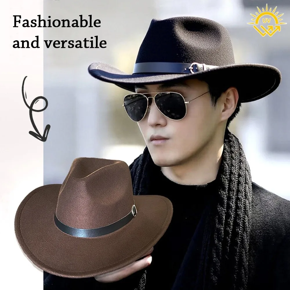 جديد ورأى النسيج دلو القبعات رفرف حافة حزام مشبك فيدورا قبعة قصيرة حافة قبعات بنما موسم الشتاء