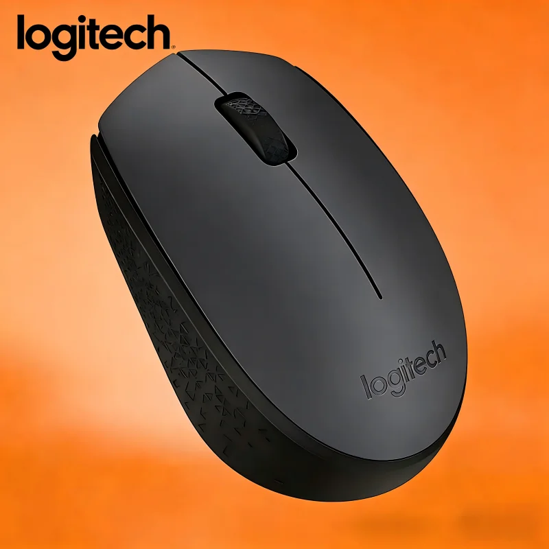 

Logitech M170 Ergonomic wireless mouse, home pillow for work, comfortable grip and snug fit Logitech