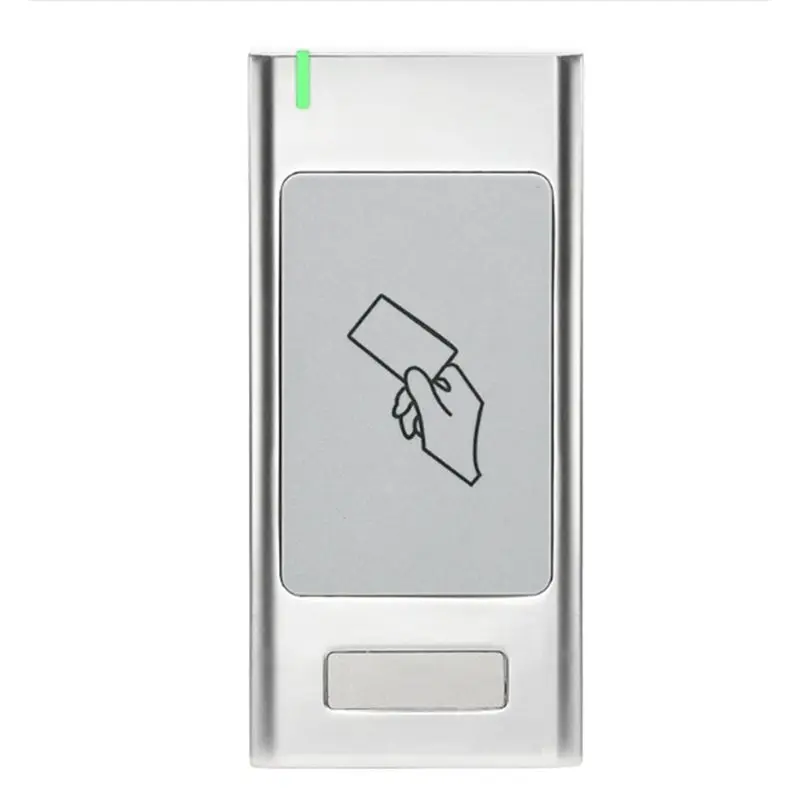 Metal Access Control Card Reader S6R IP66 Waterproof 125Khz RFID/EM 13.56Mhz IC/Wiegand 26-34 LED Indicators 13.56Mhz IC-Y41A