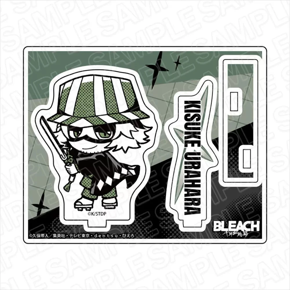 BLEACH Figure Kurosaki Ichigo Acrylic Stands Kyoraku Shunsui Desk Ornament Model Keyring Urahara Kisuke Standing Sign Gift