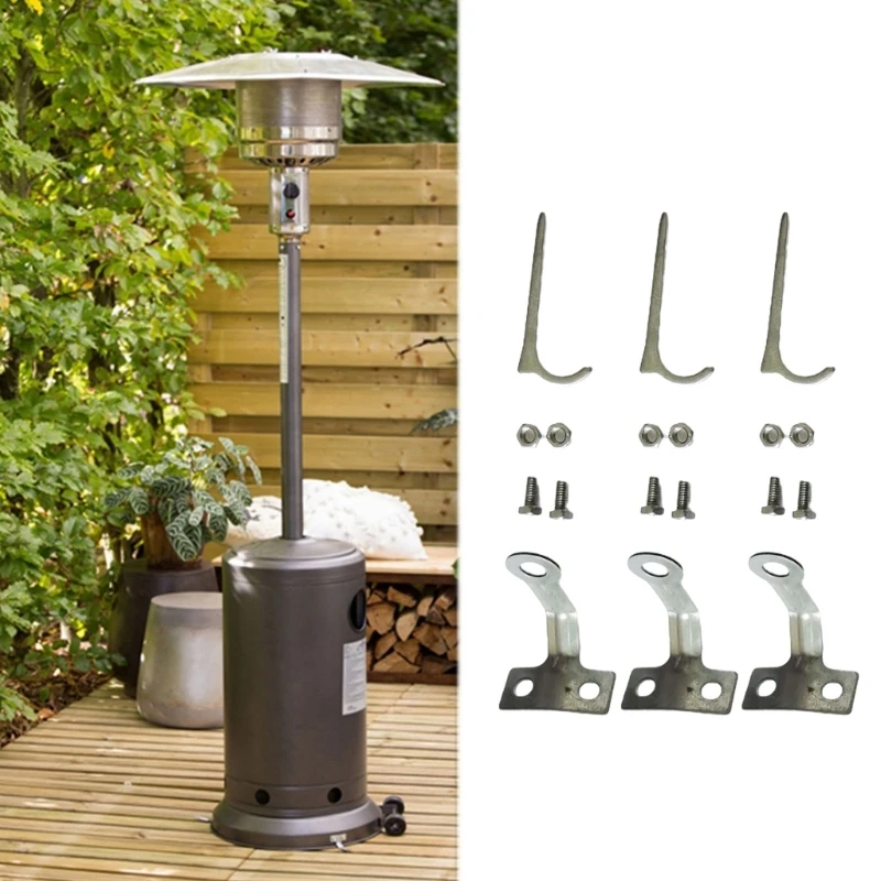 Round Umbrella Pyramid Patios Heater Replacement Base Fixation For Outdoor Heater Heavy Duty Metal Ground best sale