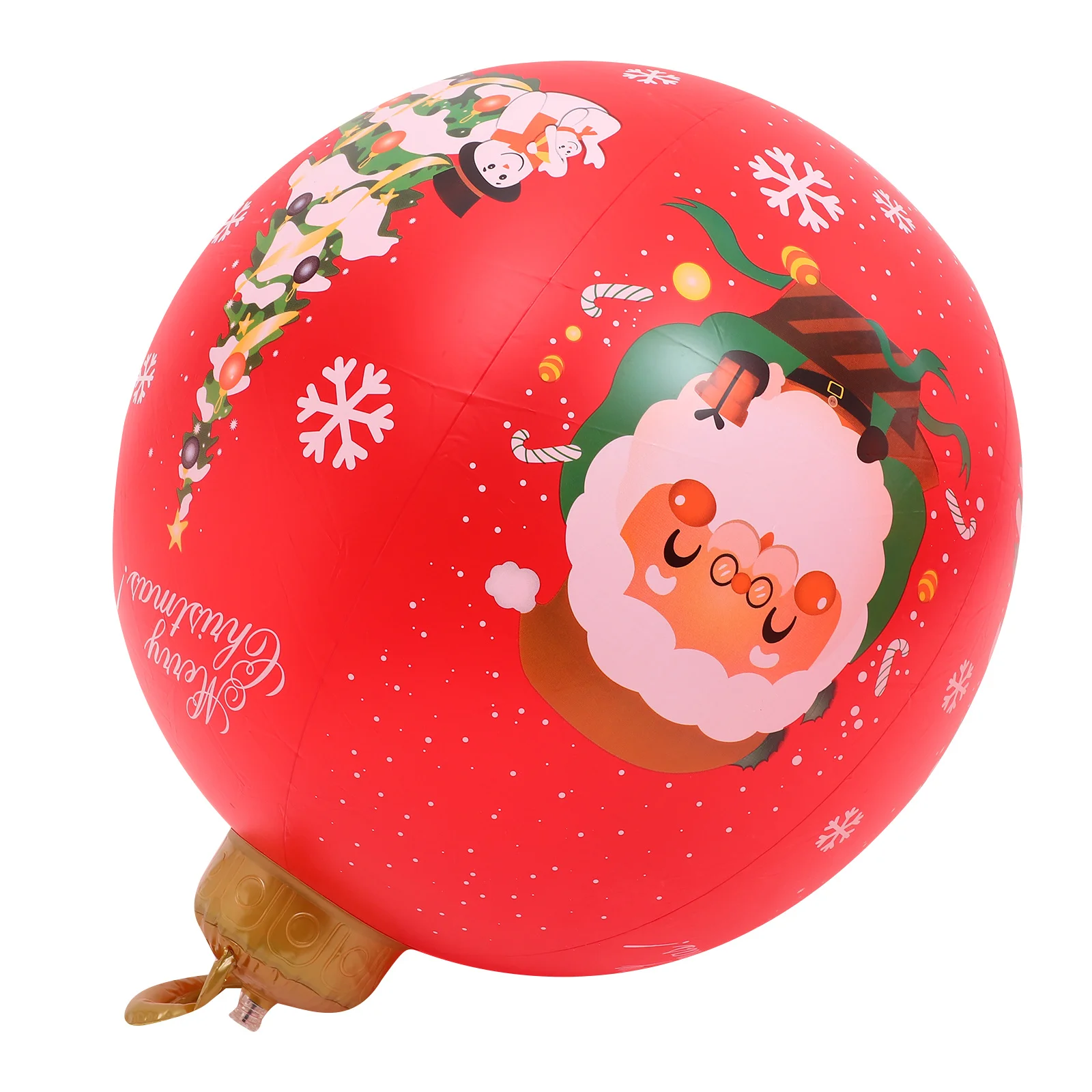 Christmas Large Inflatable Ball Outdoor Decoration Sphere Holiday Blow Up Xmas Ball Ornament Yard Decor Christmas Inflatables