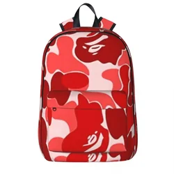 Red Hypebeast Luxury elegante Camouflage donna zaini ragazzi Bookbag moda bambini borse da scuola zaino per Laptop borsa a tracolla