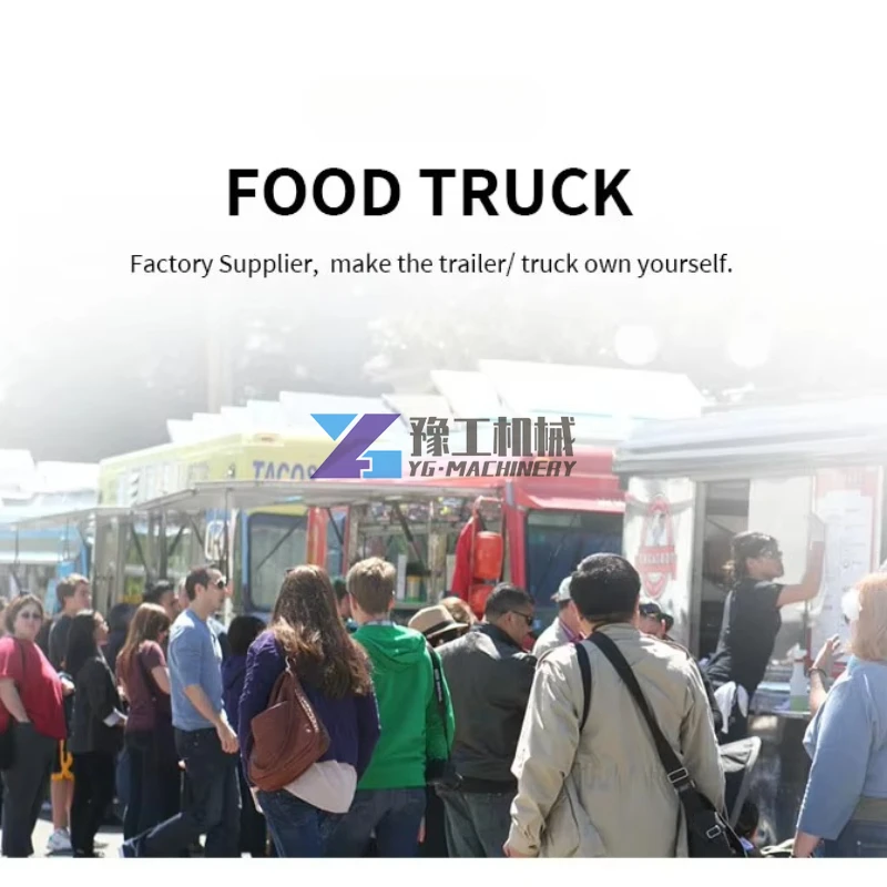 الولايات المتحدة أو اليورو القياسية في الهواء الطلق الشارع المطبخ المحمول سريع المعكرونة البيتزا شاحنة الغذاء أو مقطورة الغذاء مع الثلاجة الصين #6