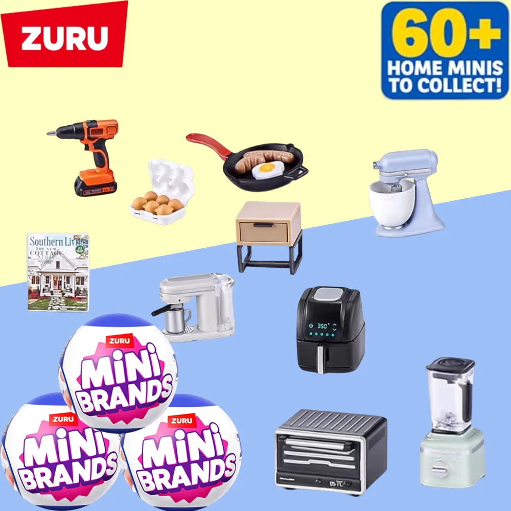 

Мини-бренды Zuru, игрушки 5, сюрприз, мини-брендовые игрушки, миниатюрные игрушки, загадочная глухая коробка, оригинальная мебель для дома, миниатюрная игрушка