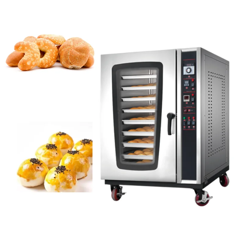 China Hot Air 5/8 Tray Industrial Convection Oven Electric/Gas Bakery Commercial Convection Ovens For Sale Baking Bread