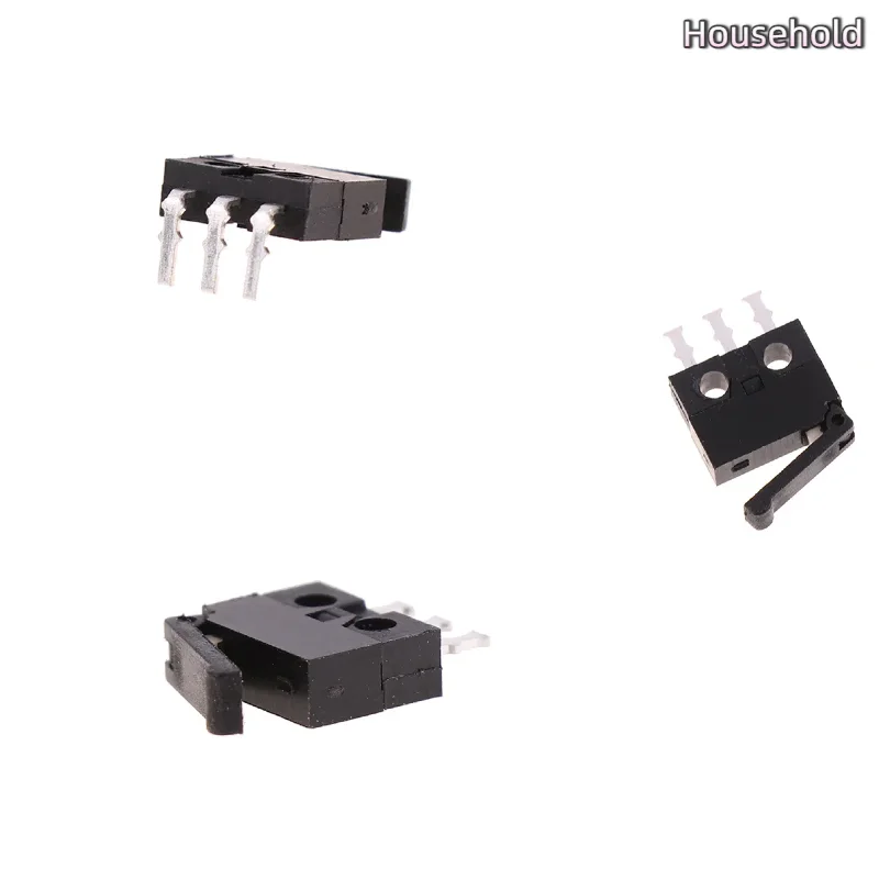 

10 шт. миниатюрный переключатель камеры, ограничение сброса обнаружения хода с прямыми изогнутыми ножками-электронный компонент