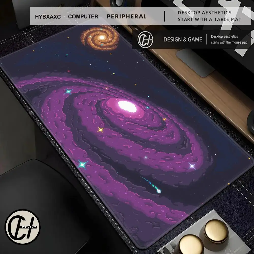 

Pixel Pink Clouds Mouse Pad Sky Large Mousepad PC Gaming Accessories Pad Cute Landscape Rubber Computer DeskMat Xxl Extended Pad