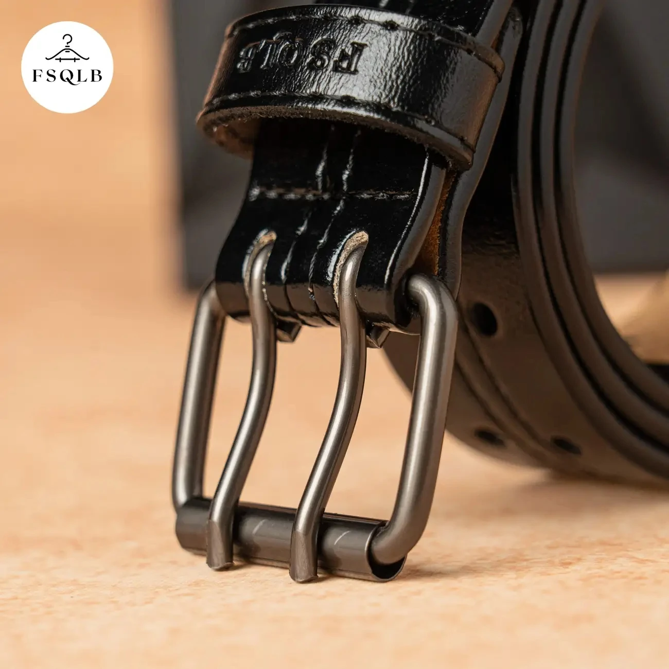 Herren-Gürtel Vintage Nadel-Schnalle Hochwertige Luxusmarke Modischer Gürtel für Herren-Jeans Vielseitiger Rindsleder-Gürtel für Herren – Detail 4