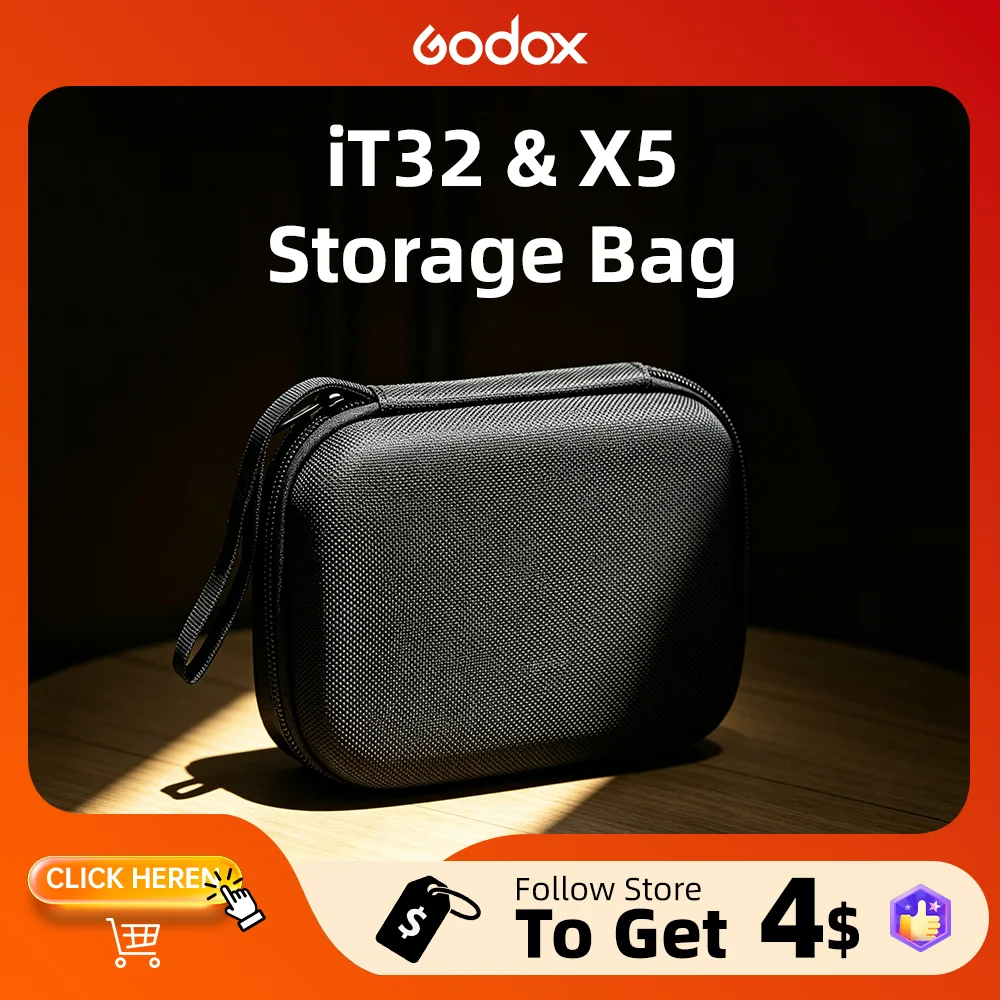 Godox IT32 And X5C/O/N/F/S/L Trigger Series Portable Storage Bag Photography Equipment Case for Professional Lighting Accessori