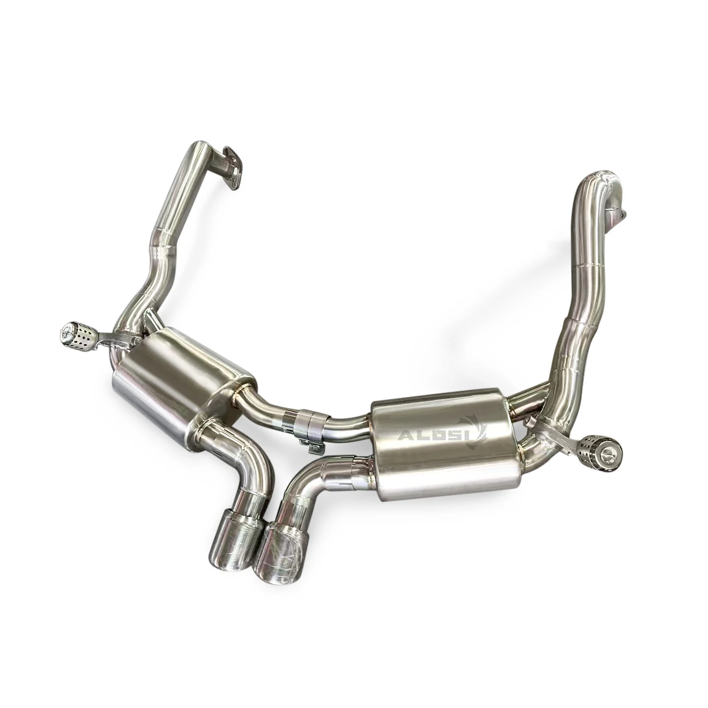 

with valve exhaust For PORSCHE 981 Cayman/Boxster 2012-2015 cat back exhaust system