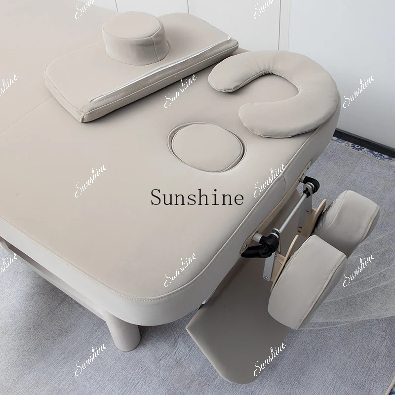 Beauty bed beauty salon club special solid wood latex Thai body massage   FT