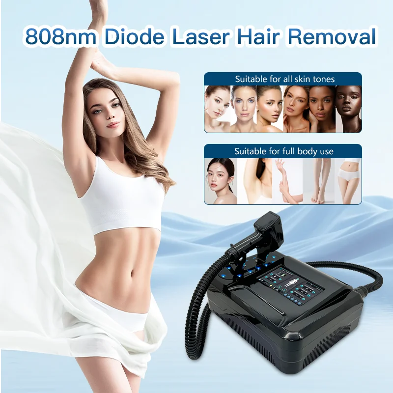 808nm 전문 미니 다이오드 레이저 제모기 빠른 플래시 제모기 무통 영구 제모기 전신 치료 여성