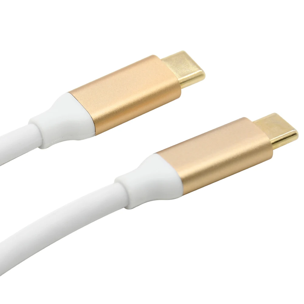 USB C cable 60w USB3.2 5Gbps type-c male to type-c male data and fast charging vedio cable gold plated connector