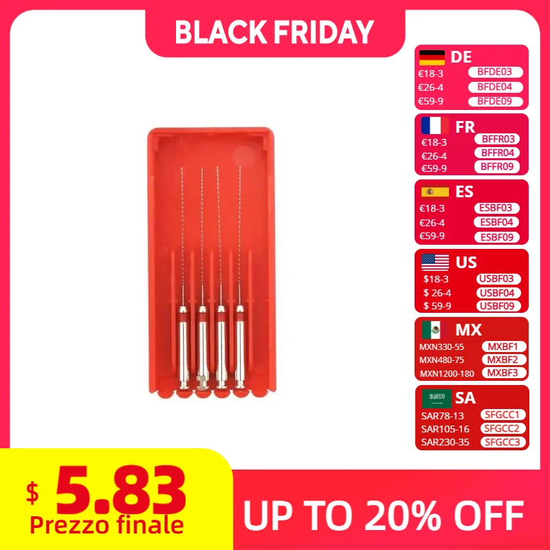 

Dental Lentulo Spiral Paste Carriers 1# 2# 3# 4# 21mm 25mm Engine Use Files Endo Dental Gates Drills Endodontics Instruments