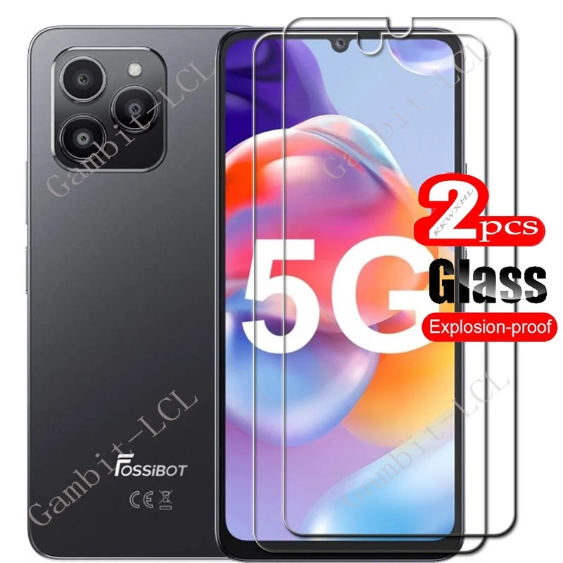

2PCS HD FOR FOSSiBOT S1 5G 6.75" Tempered Glass Cover ON FOSSiBOTS15G FOSSiBOTS1 Oukitel C50 Screen Protector Transparent Film