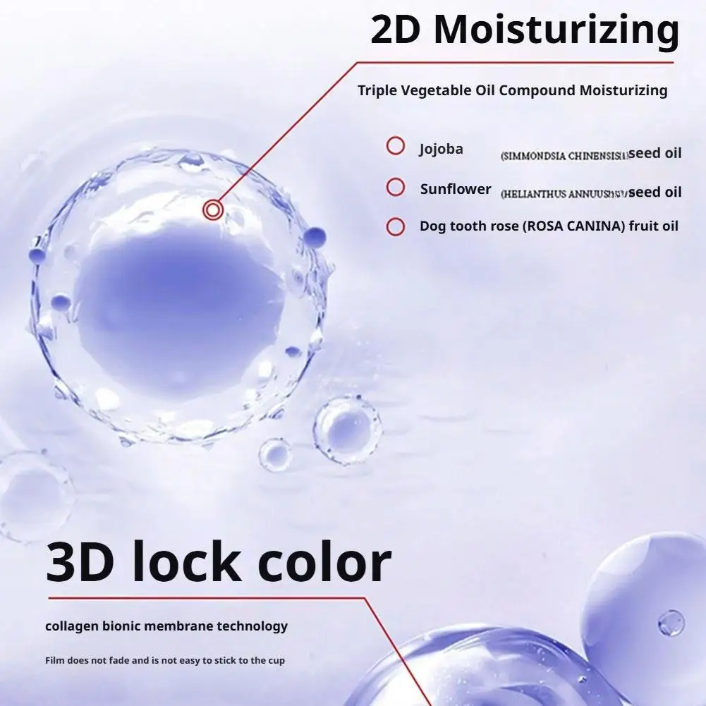 2Colors Moisturizing Crystal Temperature Change Moisturizing Lipstick Star Brilliant Jelly Shinny Lip Balm Long-lasting