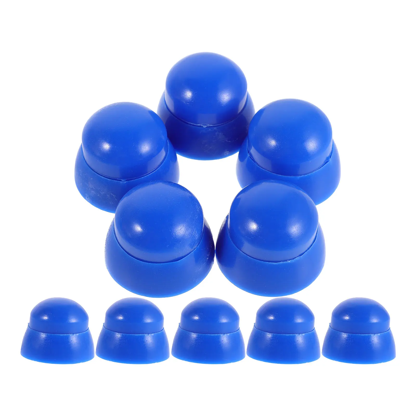 10Pcs Outdoor Playground Bolt Guard Caps Heavy-Duty Plastic Nut Safety Covers for Slides Swings Climbing Frames Bright Colors