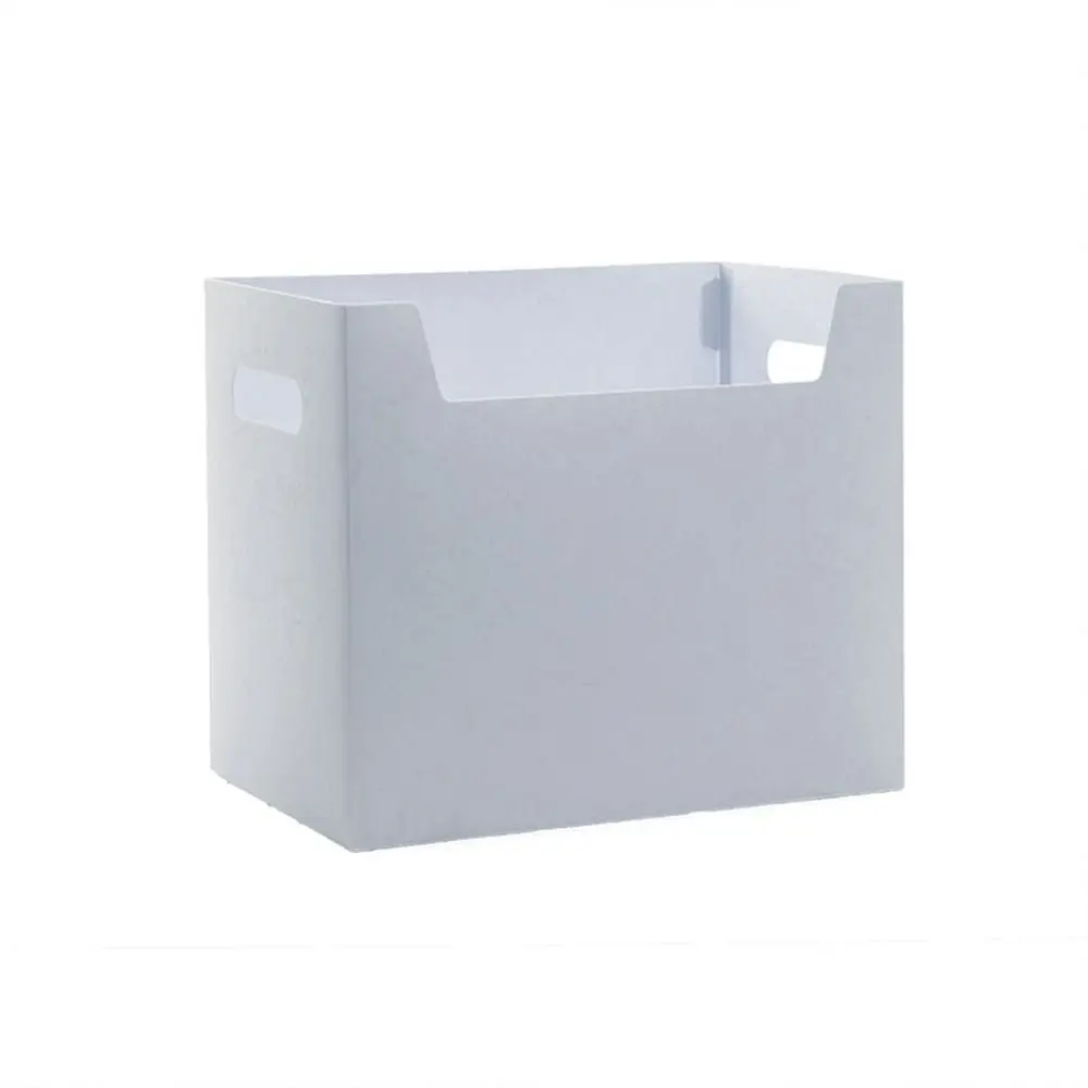Sundries Storage Box Folding File Storage Box Large Capacity Paper Organizer Document Holder PP Plastic Transparent