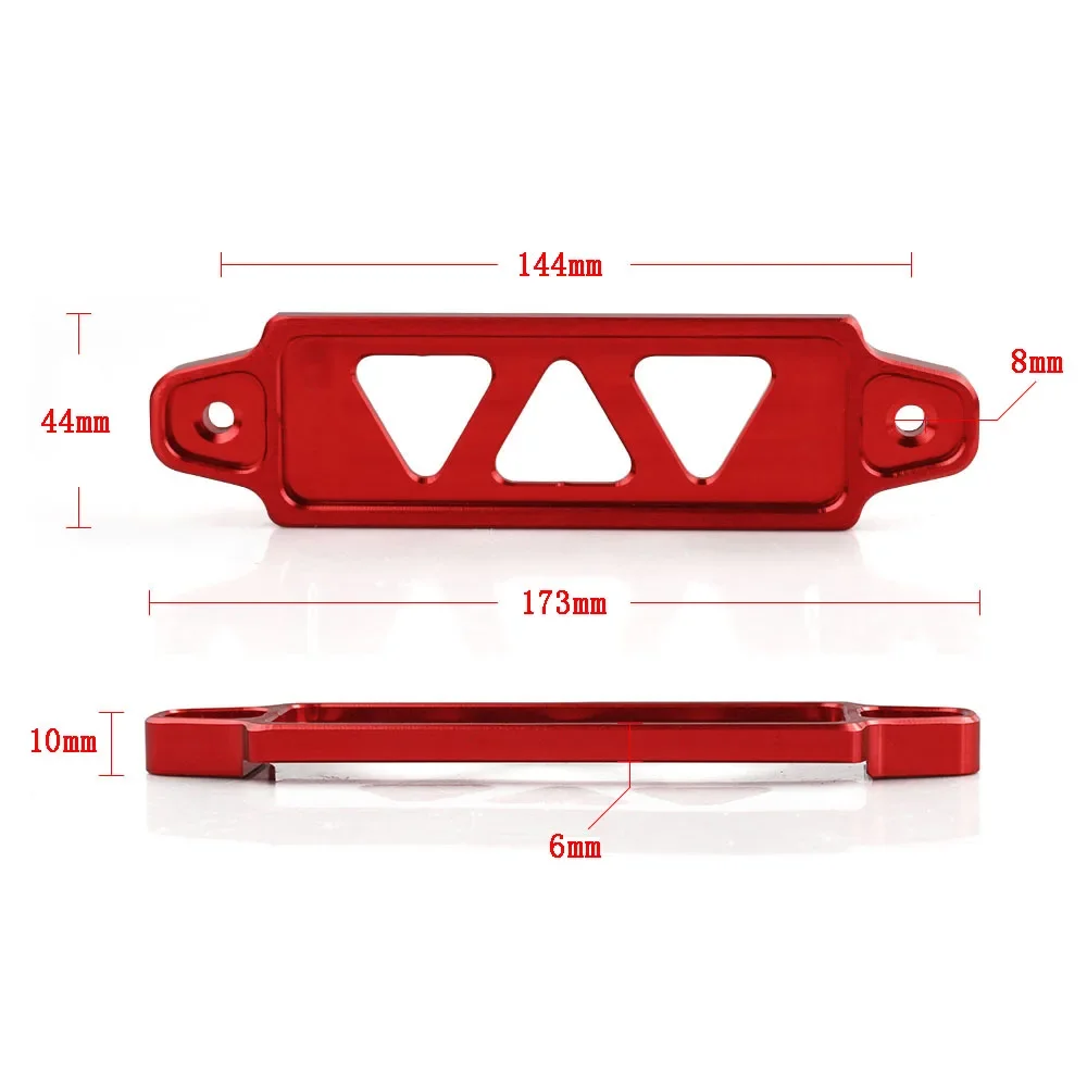 173mm / 144mm Billet Aluminum Car Battery Tie Down Mount Bracket Holder Bar For HONDA S2000