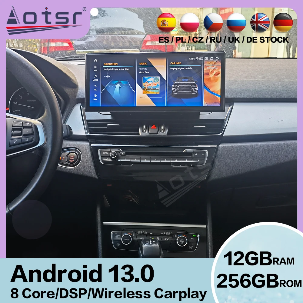 

Мультимедийный приемник Qualcomm Android плеер для BMW 2 серии 2013 2014 2015 2016 2017 2018 GPS-навигация стерео радио головное устройство