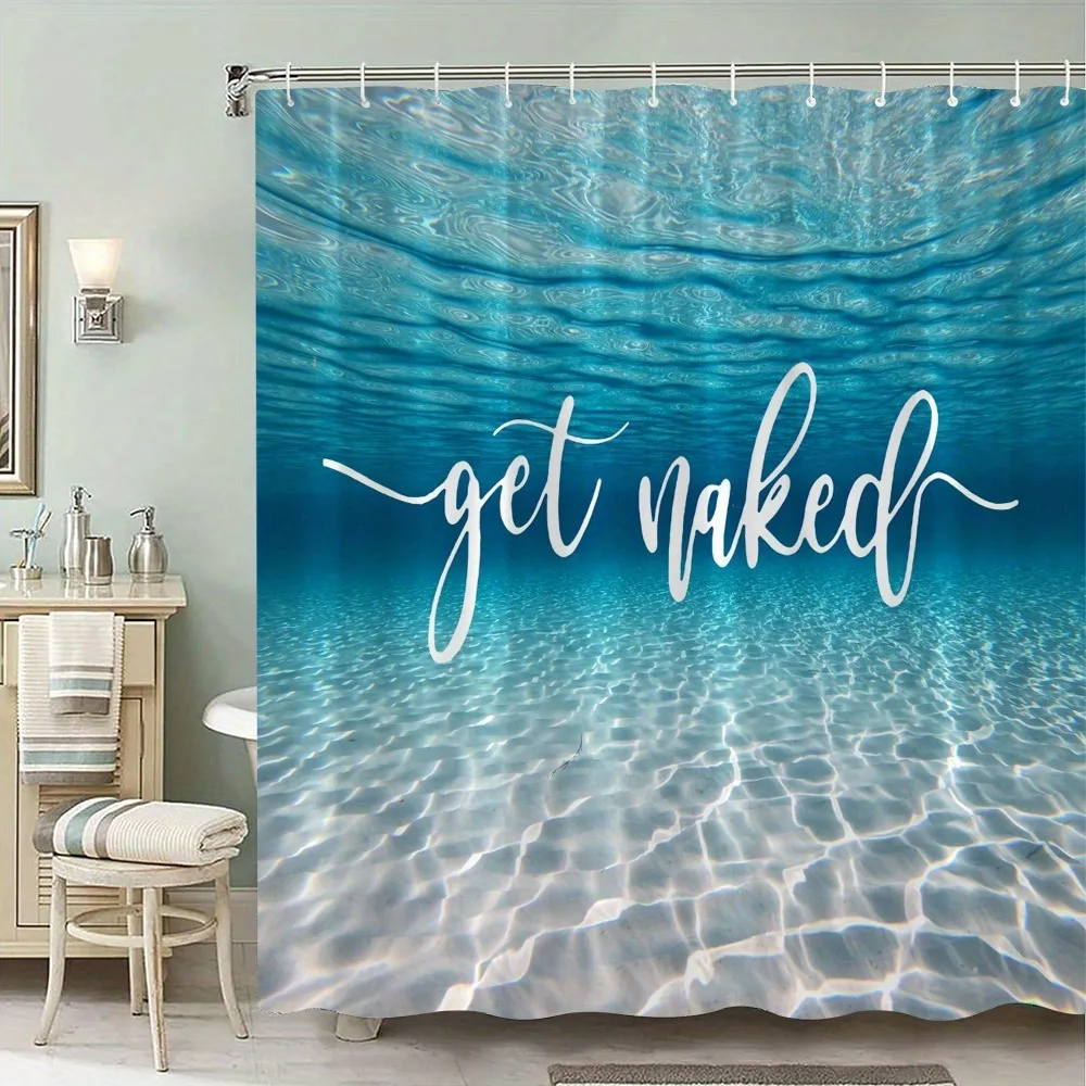 

Подводная сцена океана занавеска для душа моющаяся грязеотталкивающая насадка для душа водонепроницаемая полиэстеровая занавеска для ванны