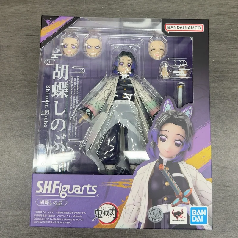 

【100%Authentic】IN STOCK BANDAI SPIRITS Original Kimetsu No Yaiba Kochou Shinobu S.H.Figuarts Anime Character Model Decoration