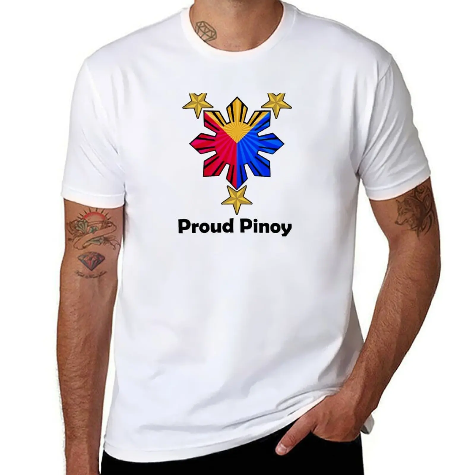 

Filipinos - Proud Pinoy T-Shirt men t shirt cotton 100% t shirt men 100% cotton luxury brand T-Shirt
