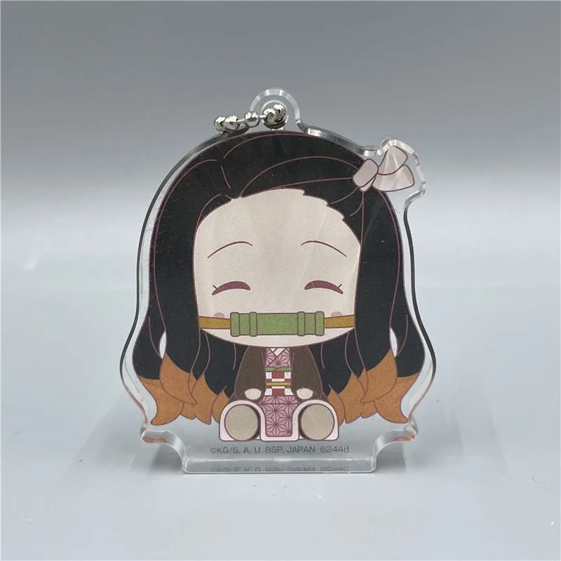 Demon Slayer Tanjiro Kamado Giyu Tomioka Rengoku Kyoujurou Pendant Anime Peripheral Cute Cartoon Acrylic Stand Kawaii Goods