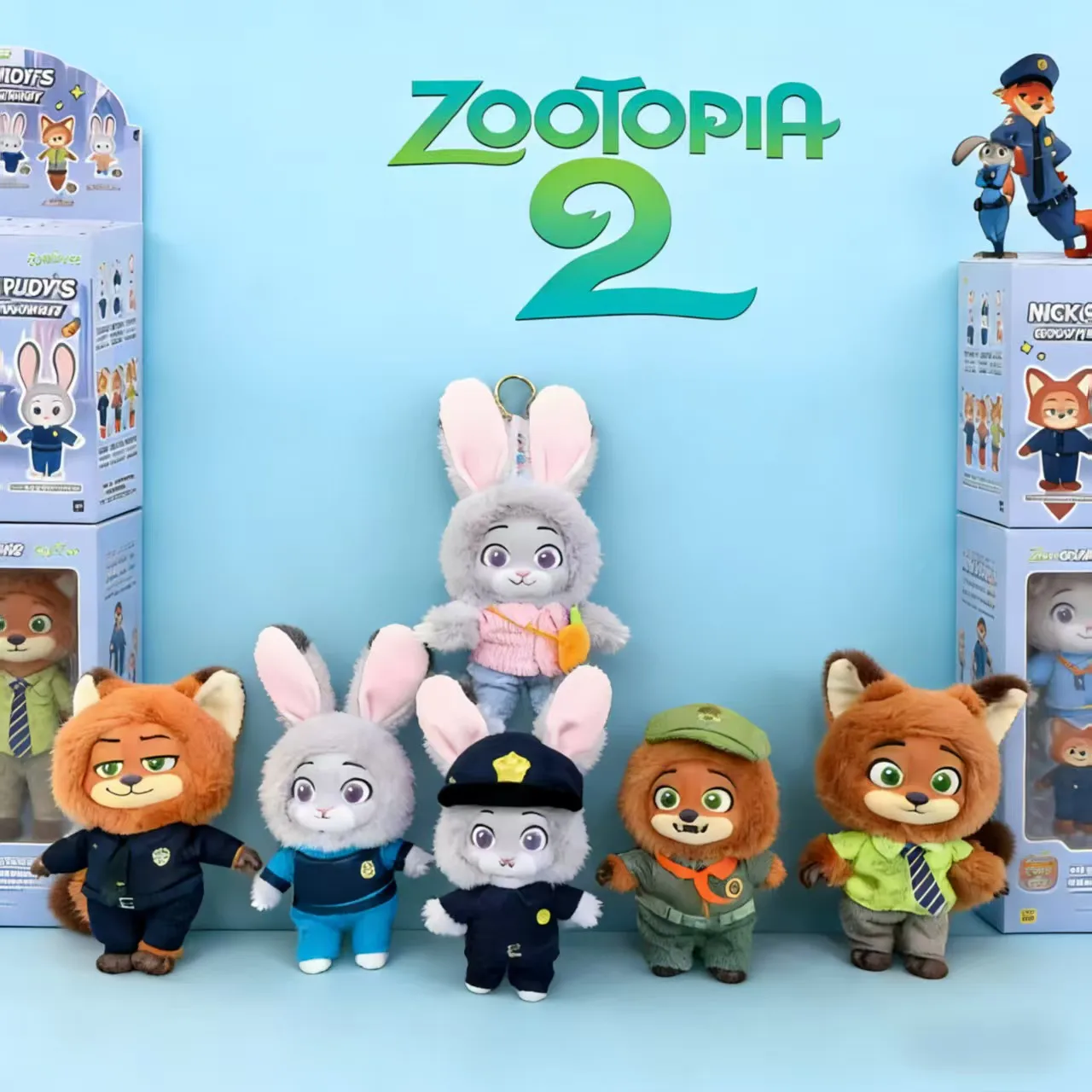 

2026@Zootopia Nick Judy'S Growth Journey Series Plush Blind Box Cute Cartoon Exquisite Model Ornament Surprise Mysterybox Gift%