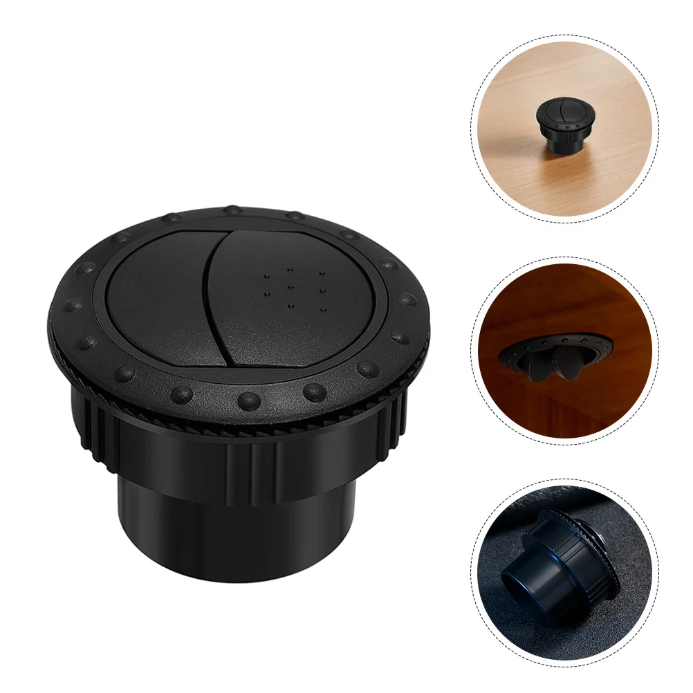 

Rv Air Vent Outlet Round Airflow Deflector Universal for Bus Dashboard Exhaust Grille Yacht Cooling Vents Exhaust Grille