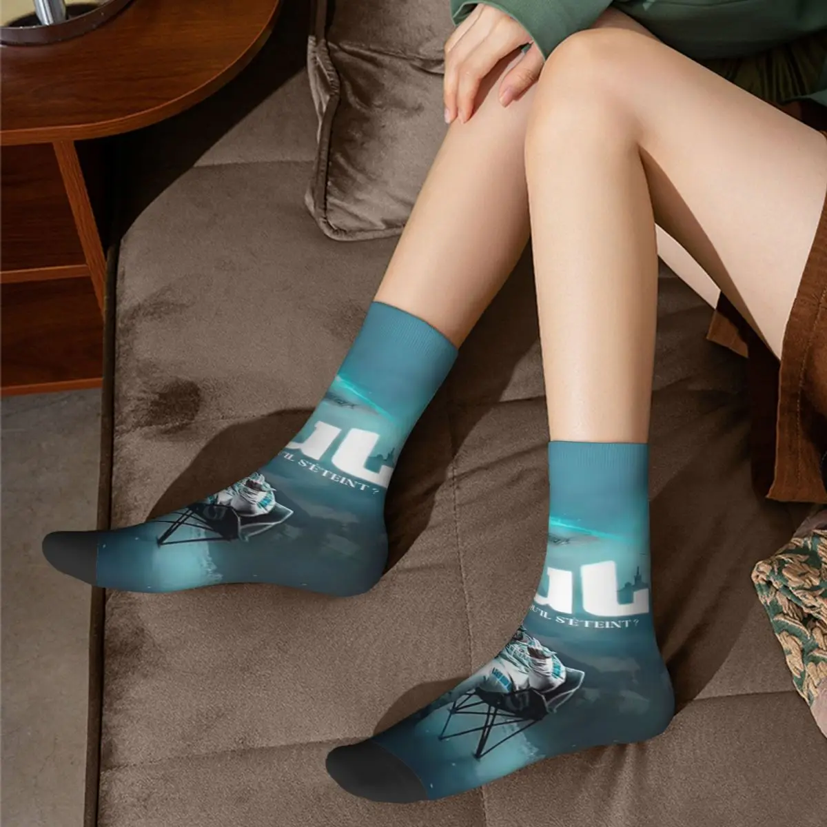 جوارب JuL Cest Pas Des Lol جوارب Harajuku عالية الجودة لجميع المواسم جوارب طويلة إكسسوارات للجنسين هدايا عيد الميلاد