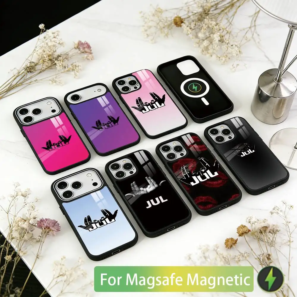 Rapper J-JuL Phone Case For iPhone17,16,15,14,13,12,11 Plus,Pro Magnetic with Magsafe Wireless Charging