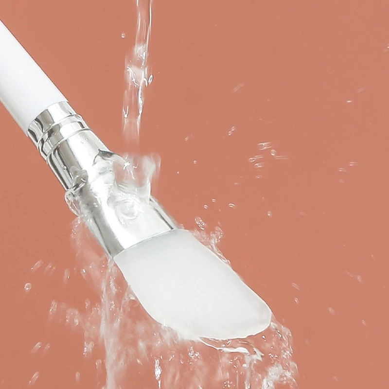 Cepillo de silicona para máscara Diy, molde de silicona para salón de belleza, cepillo para máscara refrescante, cepillo de maquillaje, cepillo de cabeza suave, maquillaje de belleza