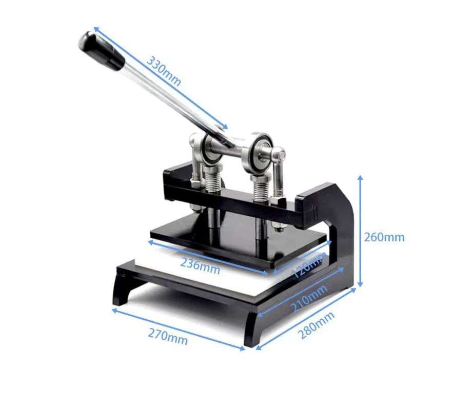 Imagem -05 - Multi-função Manual de Imprensa Faca Manual Máquina de Corte de Pano de Couro Máquina de Perfuração Máquina de Gravação